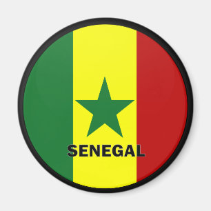 Aimant Drapeau de qualité Roundel Sénégal