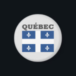 Aimant Drapeau de Québec, Canada<br><div class="desc">Drapeau de la province de Québec,  Canada.</div>