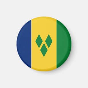Aimant Drapeau de Saint-Vincent-et-les Grenadines Vincy