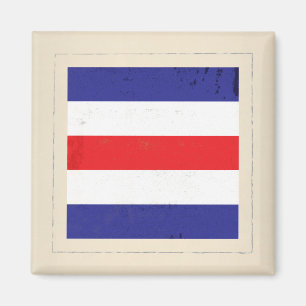 Aimant Drapeau de signal nautique de la lettre "C"