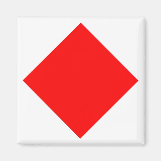 Aimant Drapeau de signalisation maritime international FO (Devant)