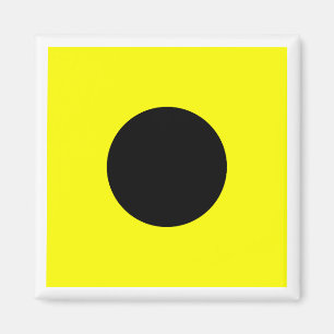 Aimant Drapeau de signalisation maritime international IN