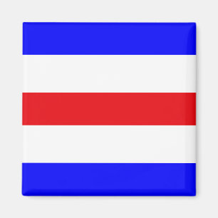 Aimant Drapeau de signalisation maritime : Lettre "C" Cha