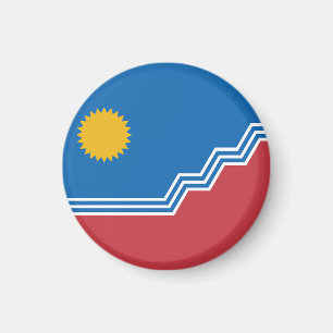 Aimant Drapeau de Sioux Falls, Dakota du Sud