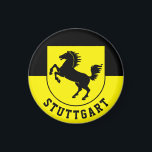 Aimant Drapeau de Stuttgart (Allemagne)<br><div class="desc">Stuttgart est la capitale et la plus grande ville de l'Etat allemand du Bade-Wurtemberg.</div>