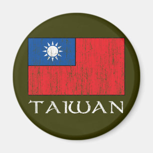 Aimant Drapeau de Taïwan