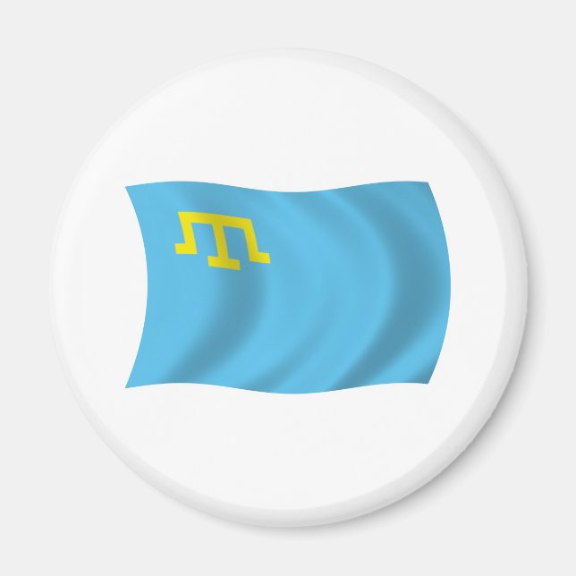 Aimant Drapeau De Tatars De Crimée (Devant)
