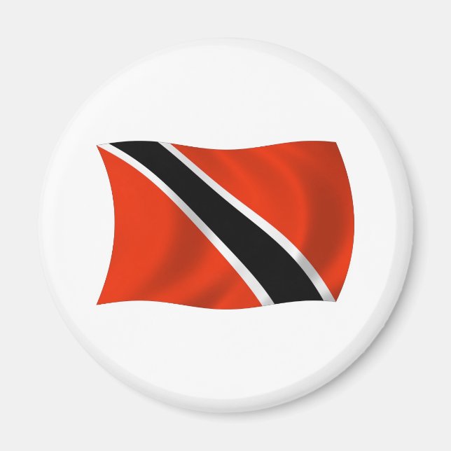 Aimant Drapeau de Trinité-et-Tobago (Devant)