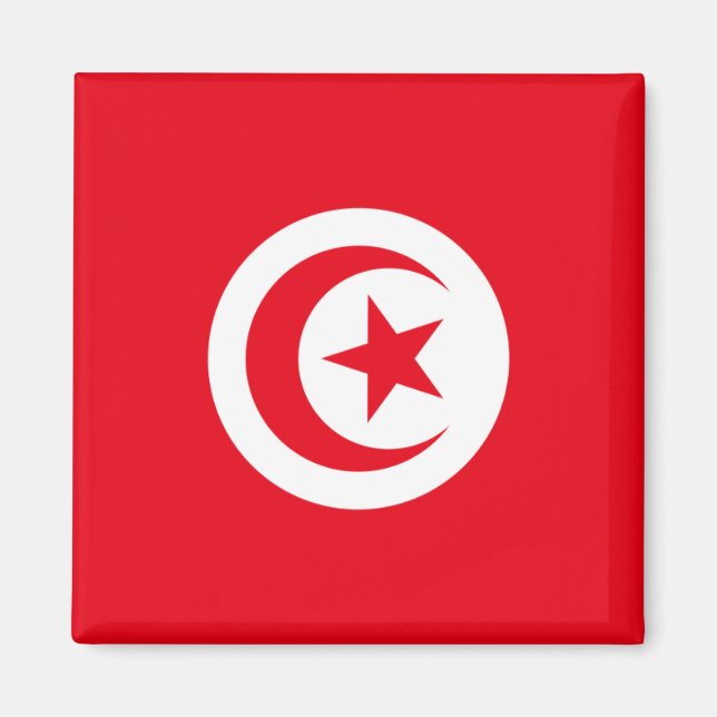 Aimant Drapeau de Tunisie (Devant)