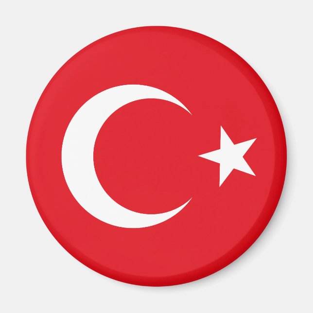 Aimant Drapeau de Turquie (Devant)