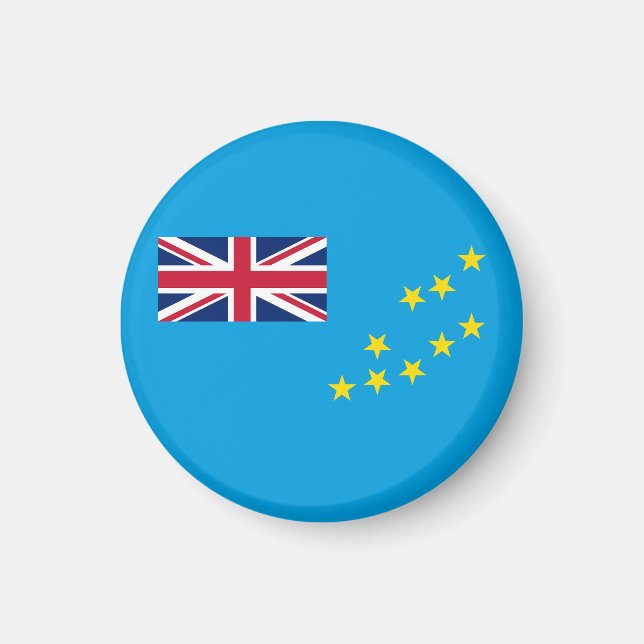 Aimant Drapeau de Tuvalu (Devant)