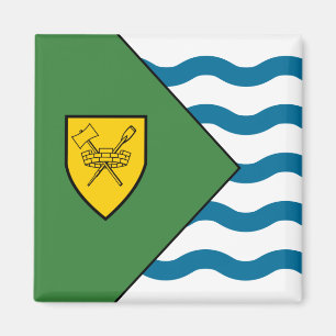 Aimant Drapeau de Vancouver (Colombie-Britannique, Canada