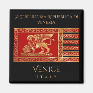 Aimant Drapeau de Venise, Italie