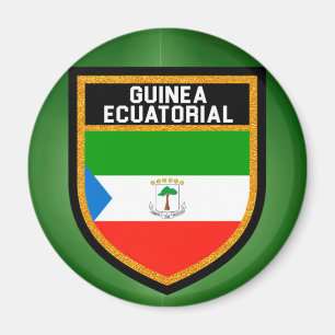 Aimant Drapeau d'Ecuatorial de Guinée