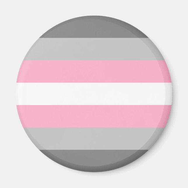 Aimant Drapeau demifille LGBT (Devant)