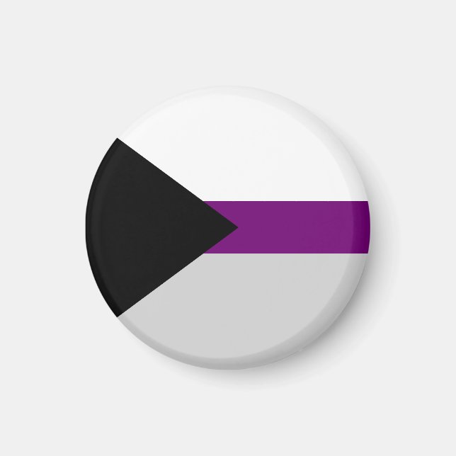 Aimant Drapeau démisexuel symbole de sexualité identité d (Devant)