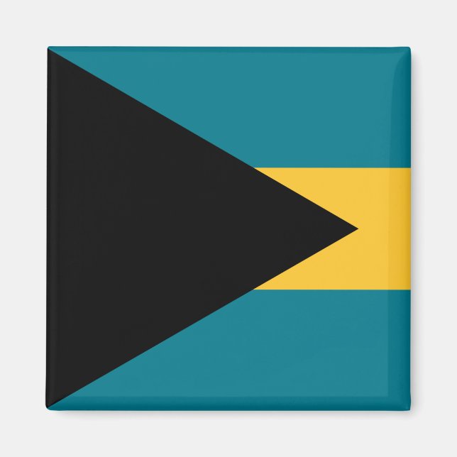 Aimant Drapeau des Bahamas (Devant)