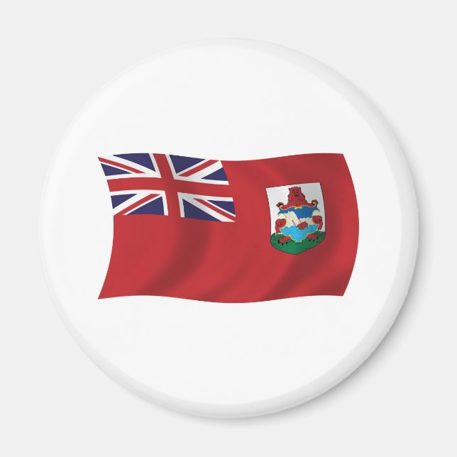 Aimant Drapeau des Bermudes (Devant)