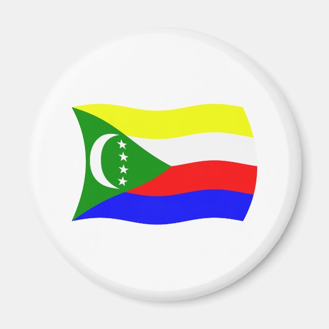 Aimant Drapeau des Comores (Devant)