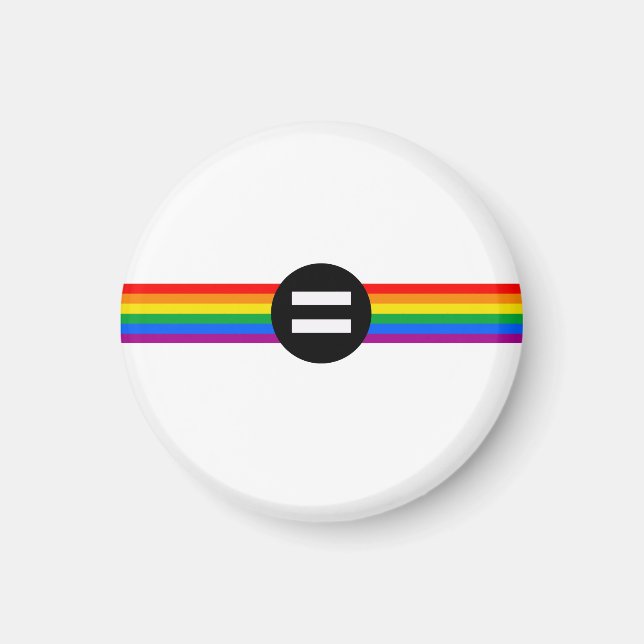 Aimant Drapeau des droits des homosexuels (Devant)