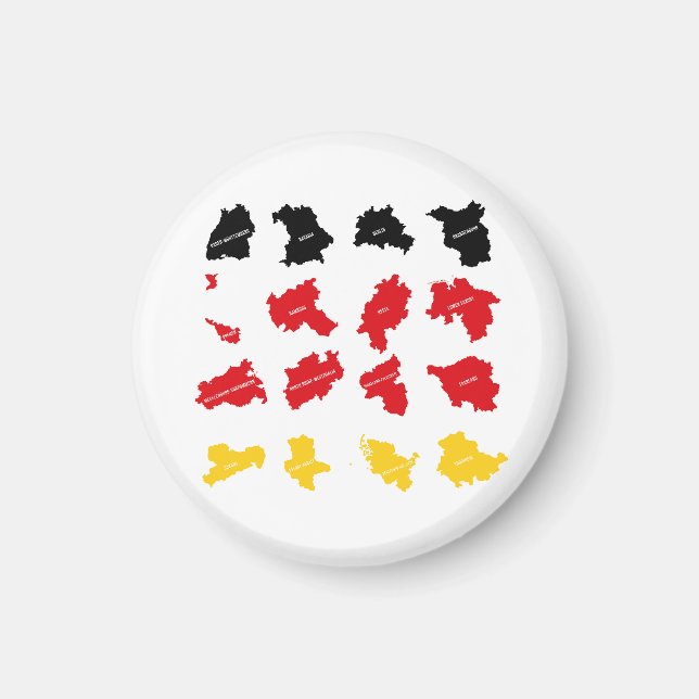 Aimant Drapeau des États allemands (Devant)