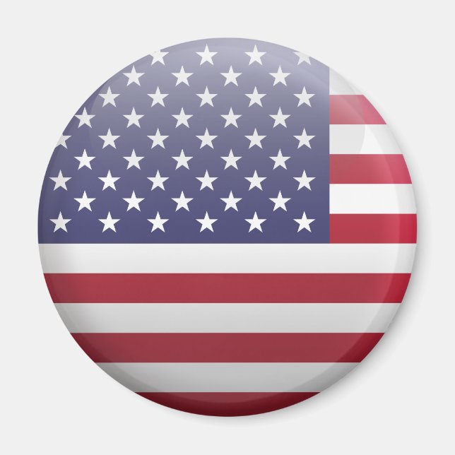 Aimant Drapeau des États-Unis (Devant)