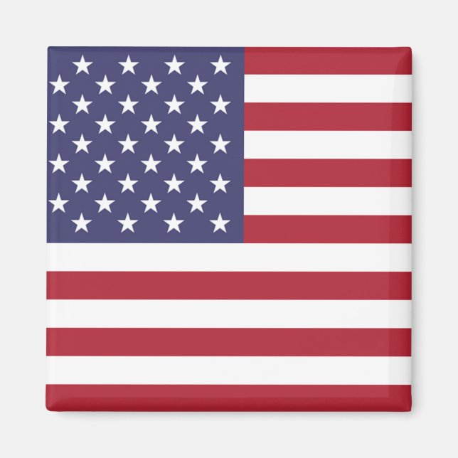 Aimant Drapeau des États-Unis (Devant)