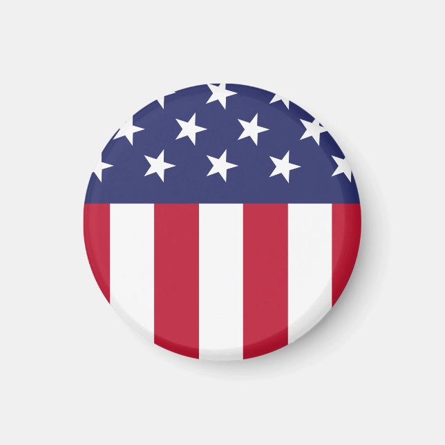 Aimant Drapeau des États-Unis d'Amérique (Devant)