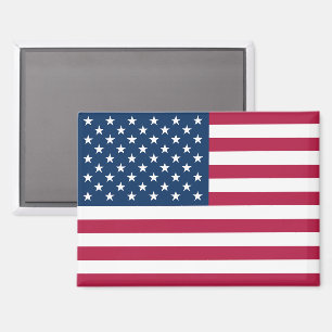Aimant Drapeau des États-Unis d'Amérique rectangle patrio