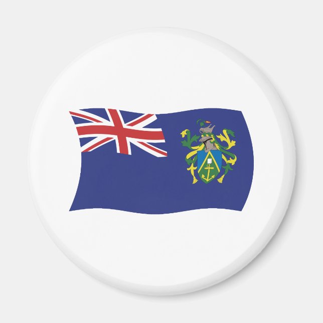 Aimant Drapeau des Îles Pitcairn (Devant)