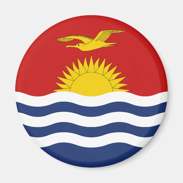 Aimant Drapeau des Kiribati (Devant)