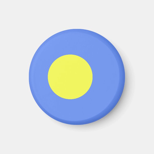 Aimant Drapeau des Palaos (Devant)