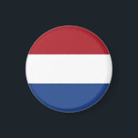 Aimant Drapeau des Pays-Bas<br><div class="desc">Un cadeau idéal pour tous ceux qui sont patriotes de leur pays !</div>