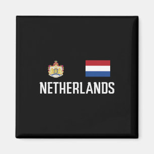 Aimant Drapeau des Pays-Bas Footbyll Football Fan Hommes