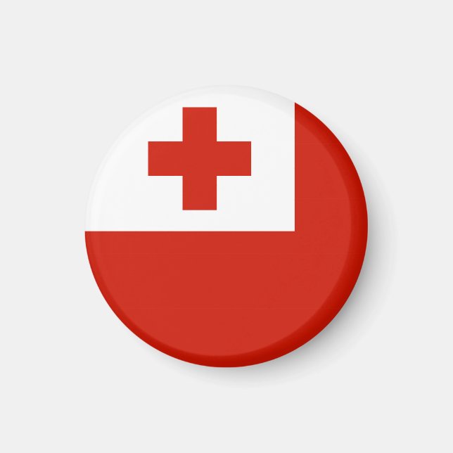 Aimant Drapeau des Tonga (Devant)