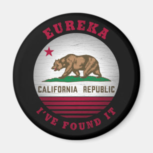 AIMANT DRAPEAU D'ÉTAT DE CALIFORNIE EUREKA