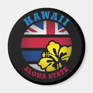 AIMANT DRAPEAU D'ÉTAT DE HAWAII ALOHA