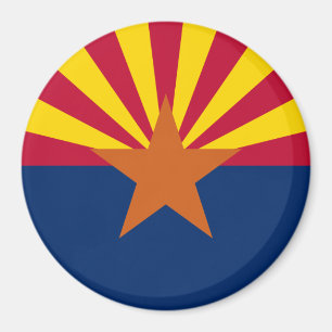 Aimant Drapeau d'État de l'Arizona