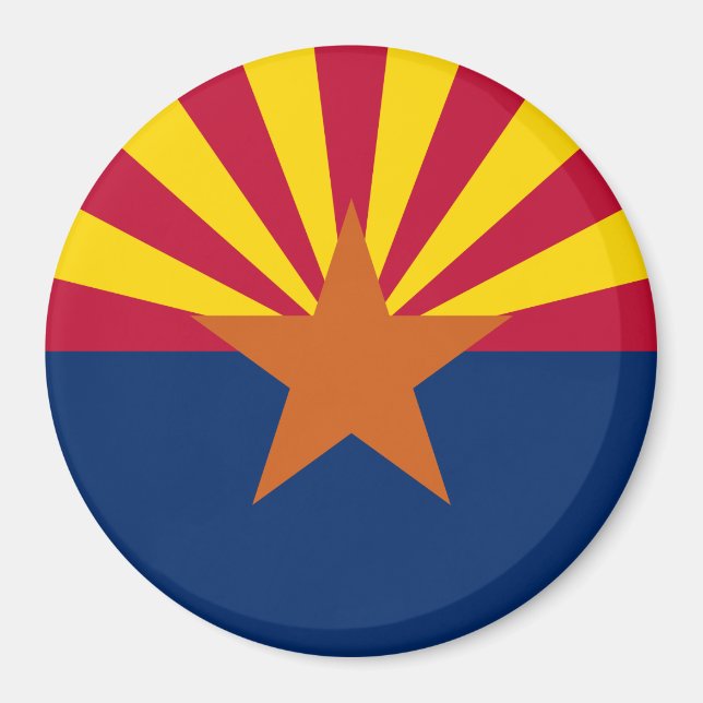 Aimant Drapeau d'État de l'Arizona (Devant)