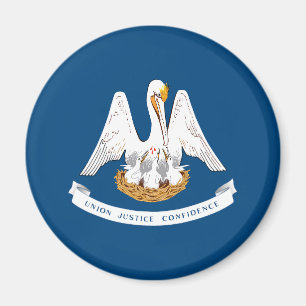 Aimant Drapeau d'État de Louisiane