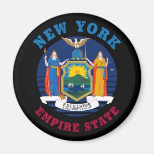 AIMANT DRAPEAU D'ÉTAT DE NEW YORK