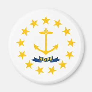 Aimant Drapeau d'État de Rhode Island