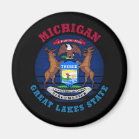 DRAPEAU D'ÉTAT DES GRANDS LACS DE MICHIGAN