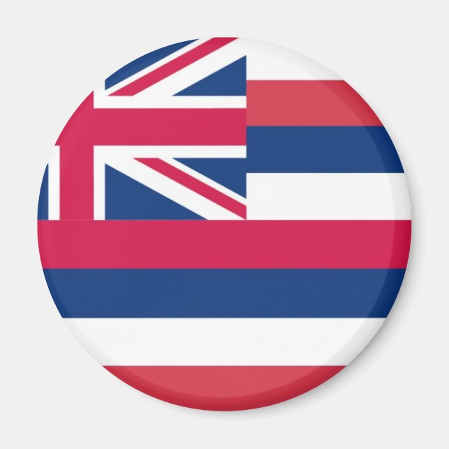 Aimant Drapeau d'État d'Hawaii (Devant)