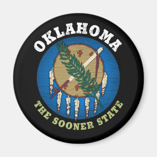 AIMANT DRAPEAU D'ÉTAT D'OKLAHOMA