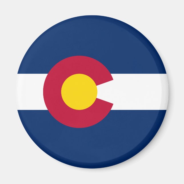 Aimant Drapeau d'Etat du Colorado (Devant)