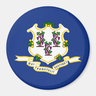 Aimant Drapeau d'État du Connecticut