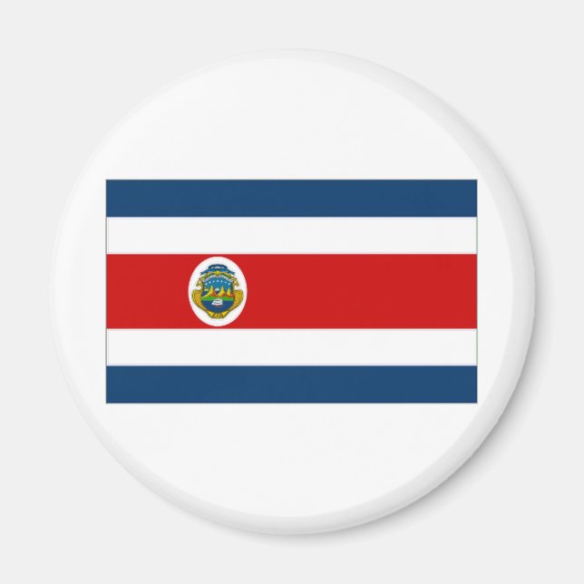 Aimant Drapeau d'État du Costa Rica (Devant)