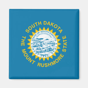 Aimant Drapeau d'État du Dakota du Sud