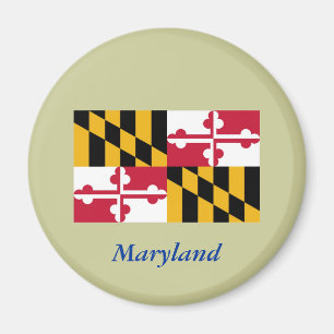 Aimant Drapeau d'état du Maryland